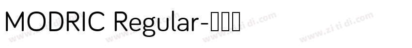 MODRIC Regular字体转换